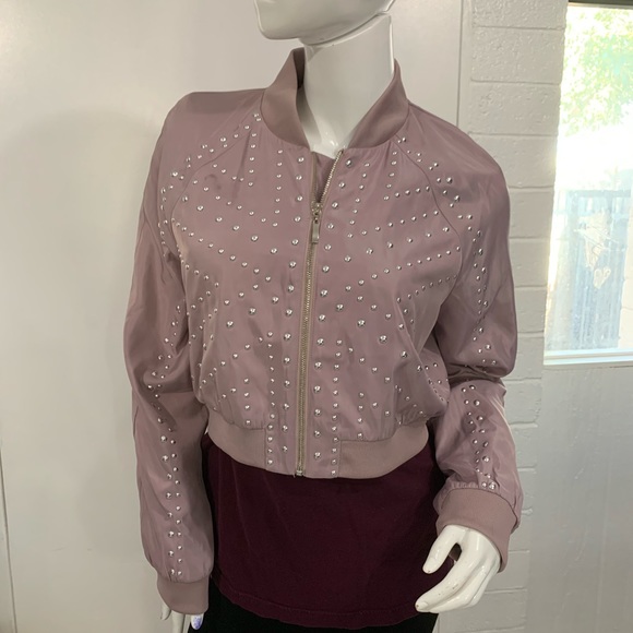 Studded Crop Moto Jacket - Picture 6 of 7